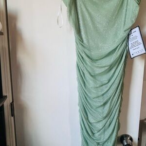 Elegant Sage Green Dress